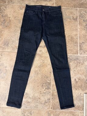 Ag Adriano Goldschmied the Farrah Skinny Jeans in Dark Indigo